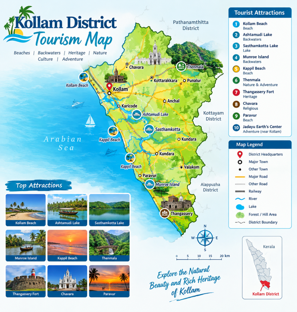 kollam district tourism map (1)